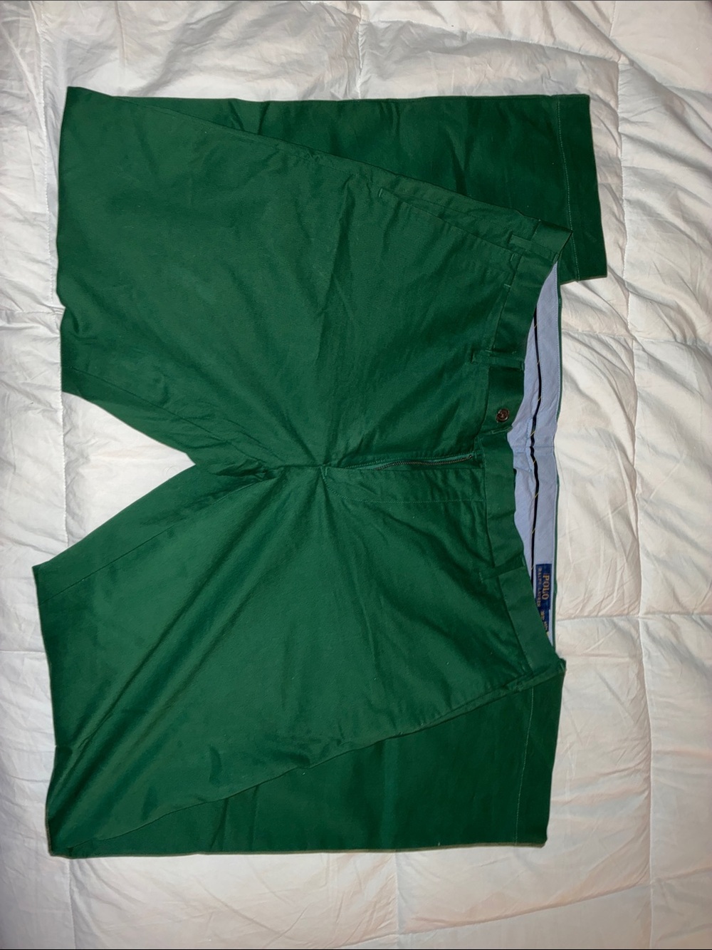 Polo by Ralph Lauren Deep Green Flat Front Men's Shorts